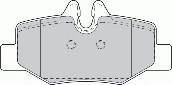 Тормозные колодки FERODO FVR1494