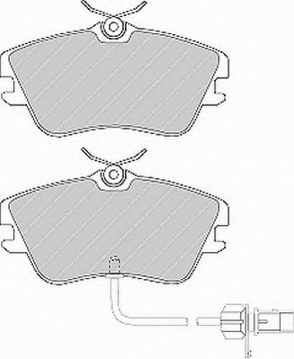 Тормозные колодки FERODO FVR1519