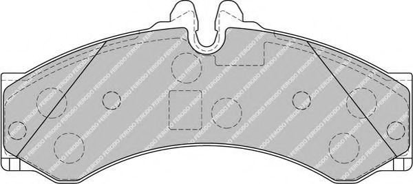 Тормозные колодки FERODO FVR1879