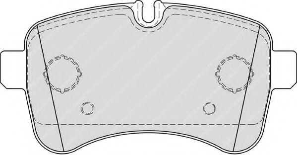 Тормозные колодки FERODO FVR4037