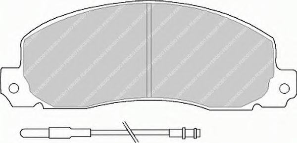 Тормозные колодки FERODO FVR414