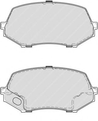 Тормозные колодки FERODO FVR4253