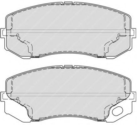 Тормозные колодки FERODO FVR4314