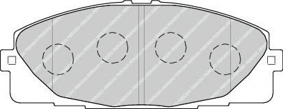 Тормозные колодки FERODO FVR4327