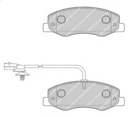 Тормозные колодки FERODO FVR4349
