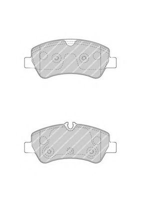 Тормозные колодки FERODO FVR4398
