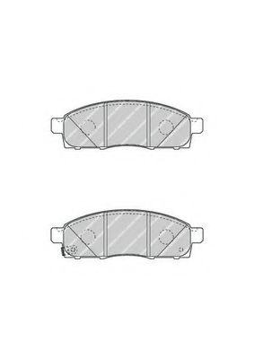 Тормозные колодки FERODO FVR4415