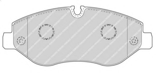 Тормозные колодки FERODO FVR4469
