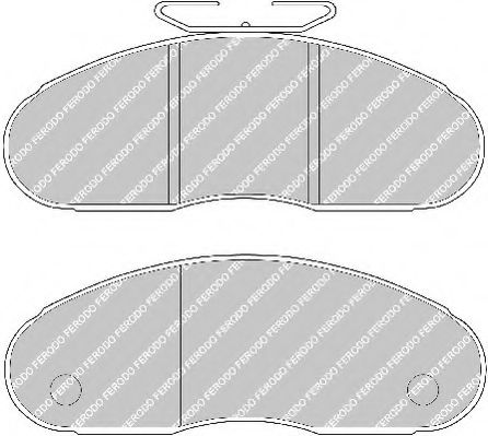 Тормозные колодки FERODO FVR791