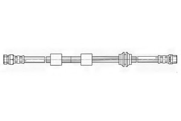 Тормозной шланг FERODO FHY2206