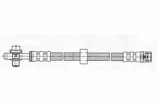 Тормозной шланг FERODO FHY2223
