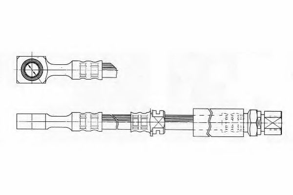 Тормозной шланг FERODO FHY2237