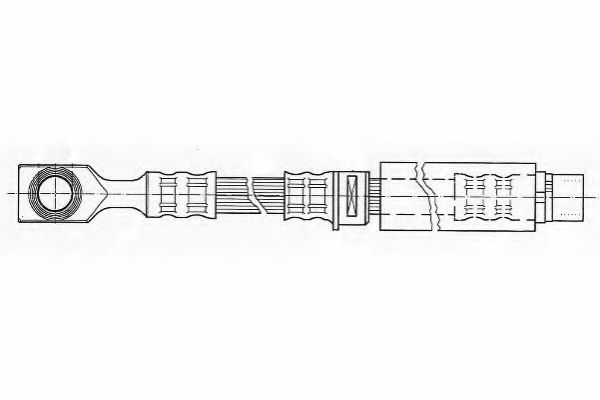 Тормозной шланг FERODO FHY2238
