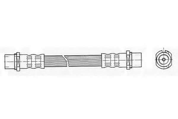 Тормозной шланг FERODO FHY2239
