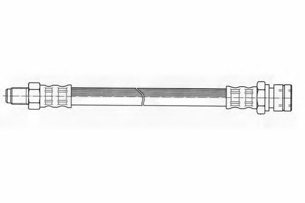 Тормозной шланг FERODO FHY2372