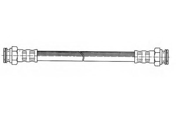 Тормозной шланг FERODO FHY2457