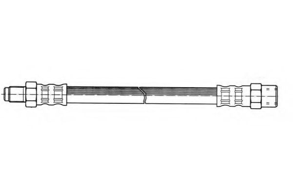 Тормозной шланг FERODO FHY2472