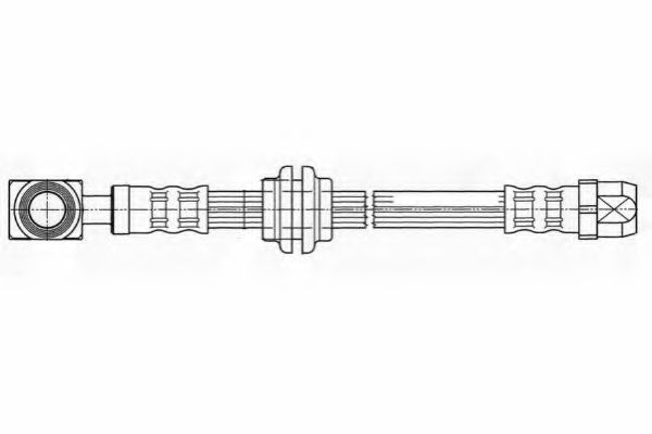 Тормозной шланг FERODO FHY2479