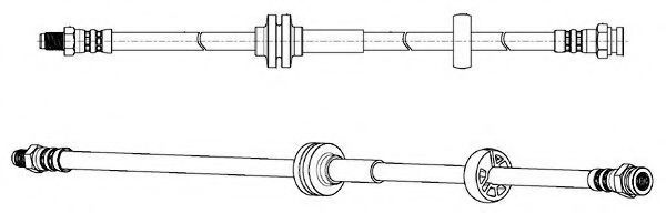 Тормозной шланг FERODO FHY2686
