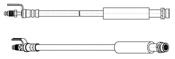 Тормозной шланг FERODO FHY2710