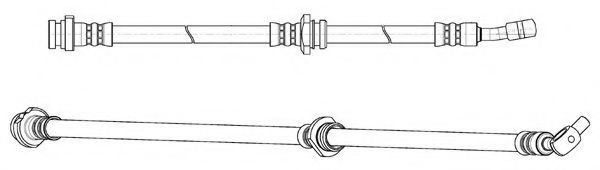 Тормозной шланг FERODO FHY2735