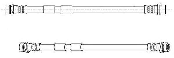 Тормозной шланг FERODO FHY2826