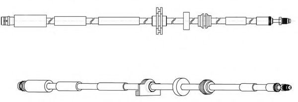 Тормозной шланг FERODO FHY2854