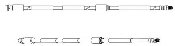 Тормозной шланг FERODO FHY2857