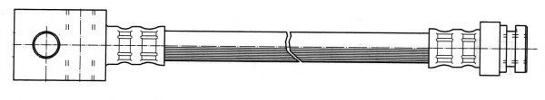 Тормозной шланг FERODO FHY2970