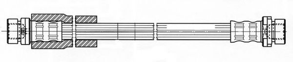 Тормозной шланг FERODO FHY3221