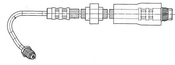 Тормозной шланг FERODO FHY3012