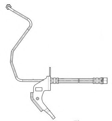 Тормозной шланг FERODO FHY3054