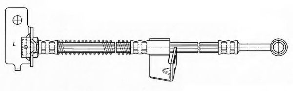 Тормозной шланг FERODO FHY3122