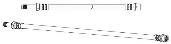 Тормозной шланг FERODO FHY3038