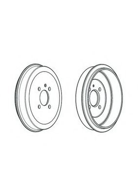 Тормозной барабан ferodo FDR329029