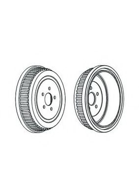 Тормозной барабан ferodo FDR329290