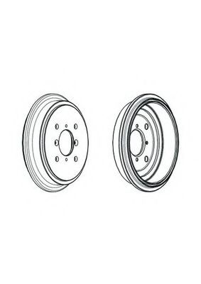 Тормозной барабан ferodo FDR329329