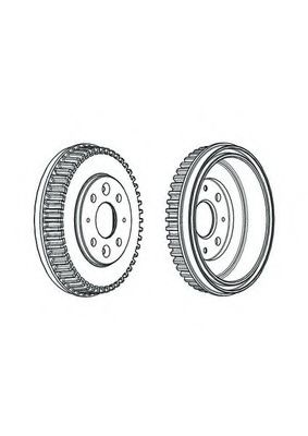 Тормозной барабан ferodo FDR329336