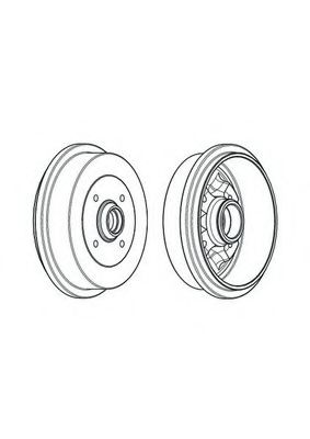Тормозной барабан ferodo FDR329704