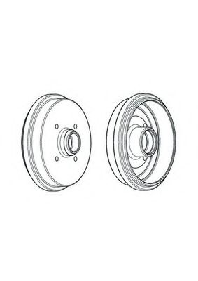 Тормозной барабан ferodo FDR329705