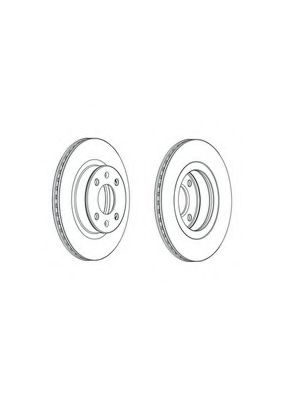 Тормозной диск FERODO DDF1792C