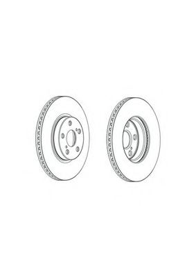 Тормозной диск FERODO DDF1865C