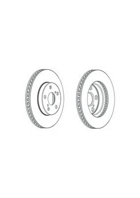 Тормозной диск FERODO DDF1882C
