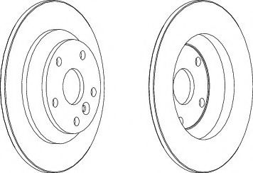 Тормозной диск FERODO DDF1616C