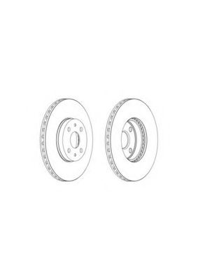 Тормозной диск FERODO DDF1780C