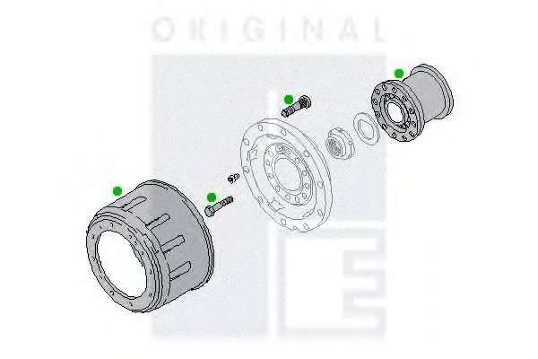 Ступица колеса peautomotive 2311-06739-0430-01