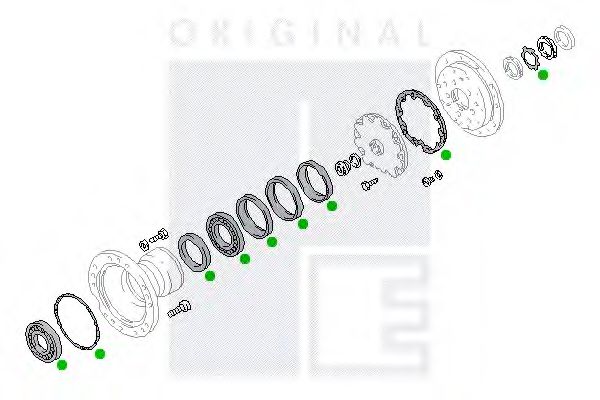 Ступица колеса peautomotive 2311-01407-0415-01