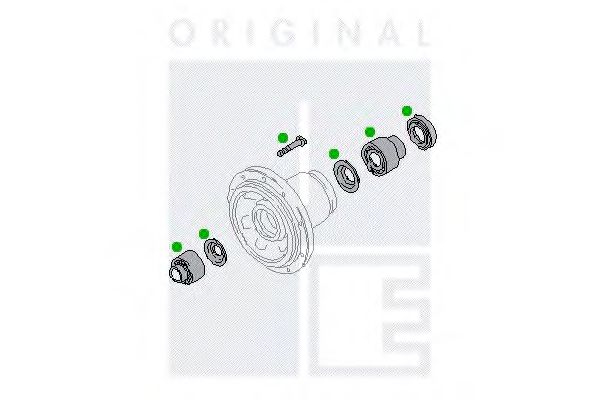 Ступица колеса peautomotive 2311-01366-0411-01