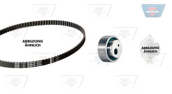 Комплект ГРМ с помпой optibelt KT 1068 W1