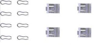 Скобы тормозных колодок BREMBO A 02 203